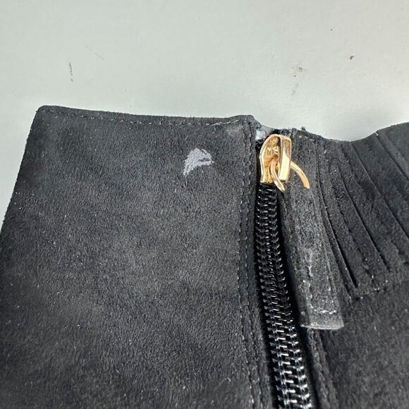 J. Crew Factory Sueded Platform Boots in Black - Picture 5 of 7